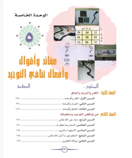 الوحدة الخامسة/عقائد وأقوال وأفعال تنافي التوحيد الوحدة الخامسة/عقائد وأقوال وأفعال تنافي التوحيد