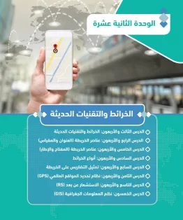 الوحدة الثانية عشرة/الخرائط و التقنيات الحديثة الوحدة الثانية عشرة/الخرائط و التقنيات الحديثة