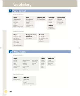 Vocabulary Vocabulary