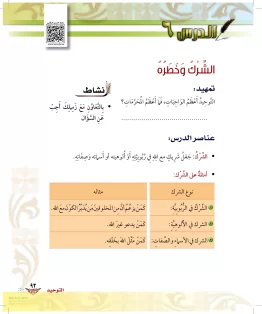 الدراسات الإسلامية (الحديث والسيرة-التوحيد-الفقه والسلوك) رابع ابتدائي الفصل الثاني