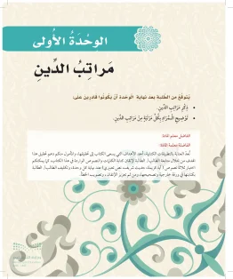الدراسات الإسلامية (التوحيد-الفقه والسلوك) ثاني ابتدائي الفصل الاول