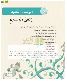 الدراسات الإسلامية (التوحيد-الفقه والسلوك) ثالث ابتدائي الفصل الاول