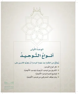 الدراسات الإسلامية (التوحيد- الحديث والسيرة - الفقه والسلوك) رابع ابتدائي الفصل الاول