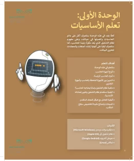 المهارات الرقمية أول  متوسط الفصل الاول