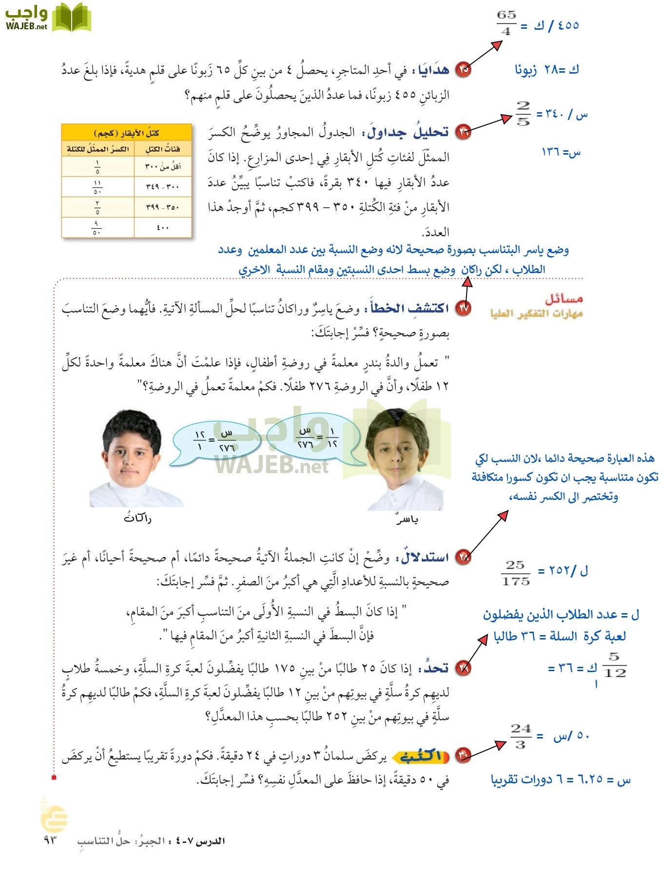 الرياضيات page-92