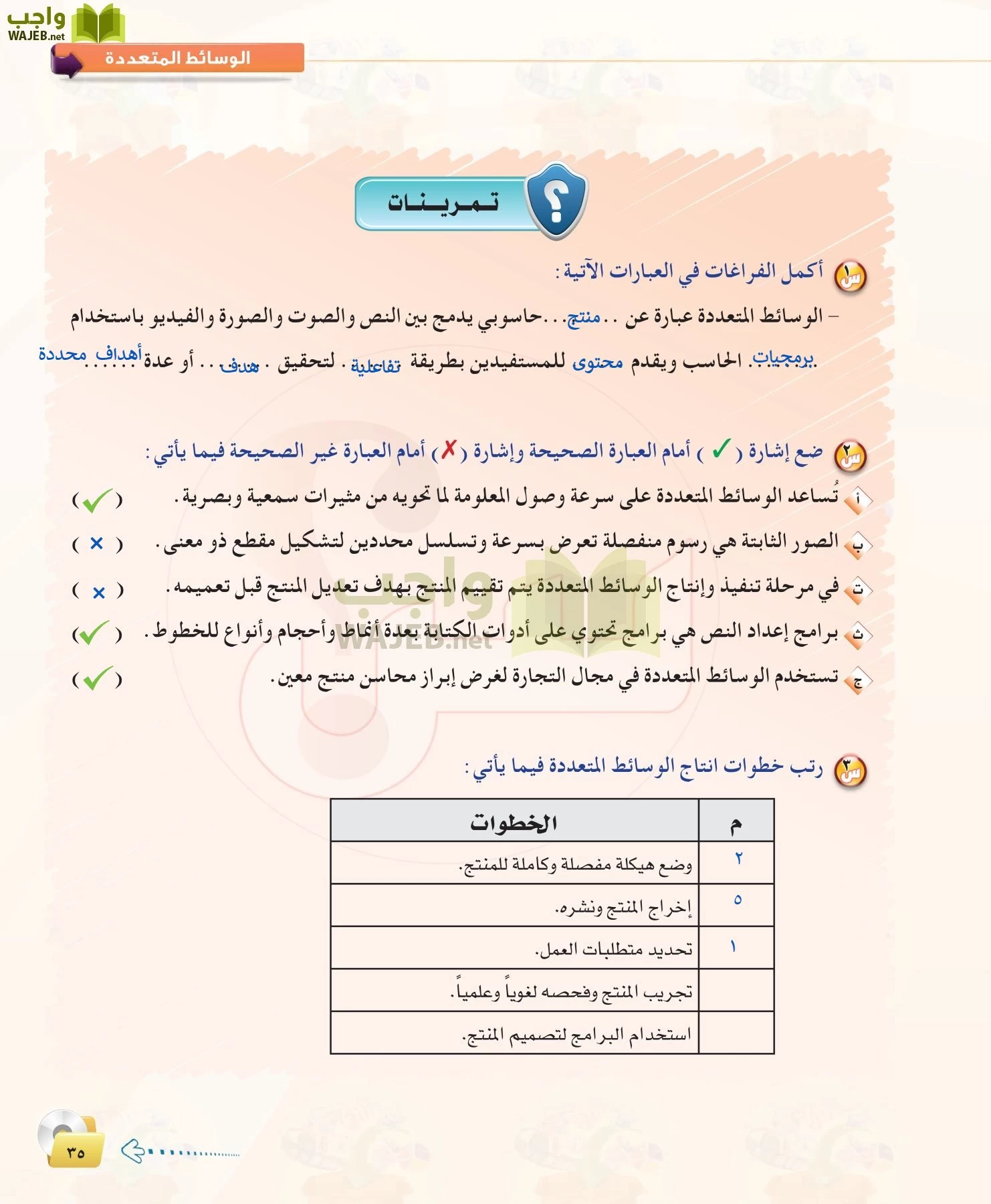 الحاسب وتقنية المعلومات 1 مقررات page-35