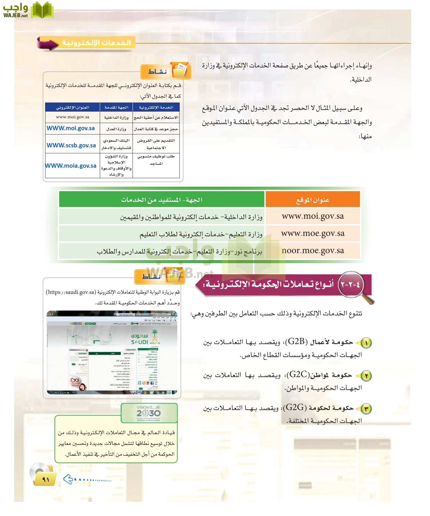 الحاسب وتقنية المعلومات 2 مقررات page-90