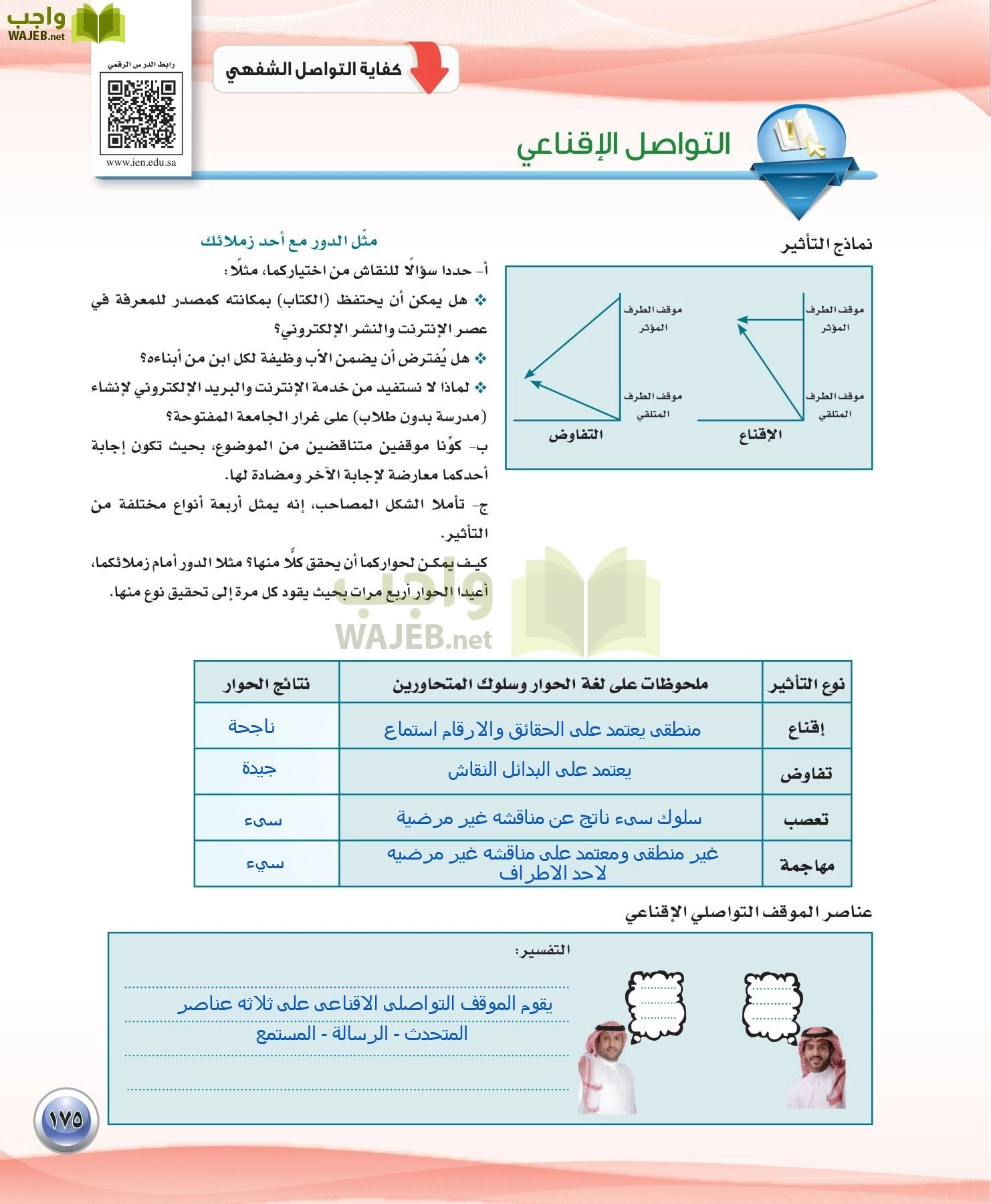 اللغة العربية 3 مقررات الكفايات اللغوية page-175