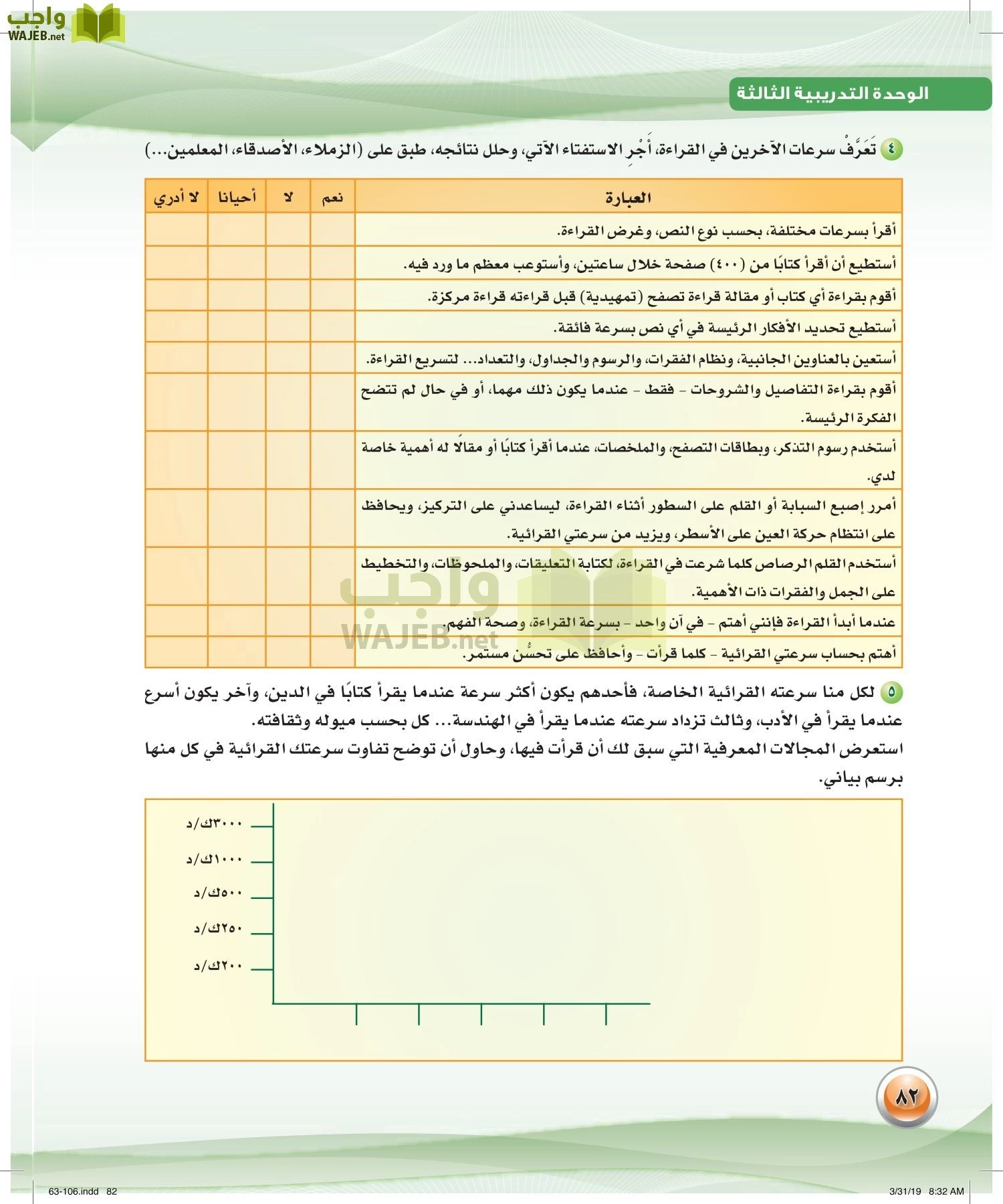 اللغة العربية 4 مقررات الكفايات اللغوية page-82