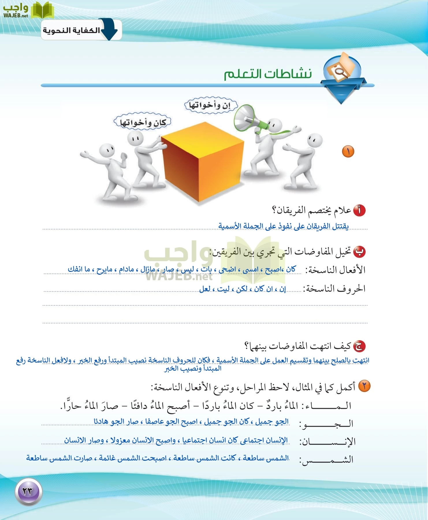 اللغة العربية 1 مقررات الكفايات اللغوية page-23