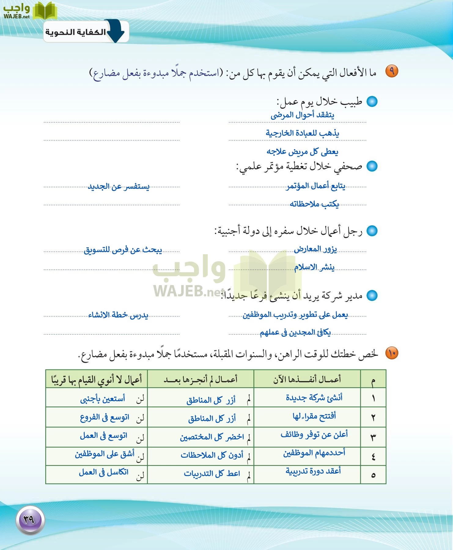 اللغة العربية 1 مقررات الكفايات اللغوية page-39