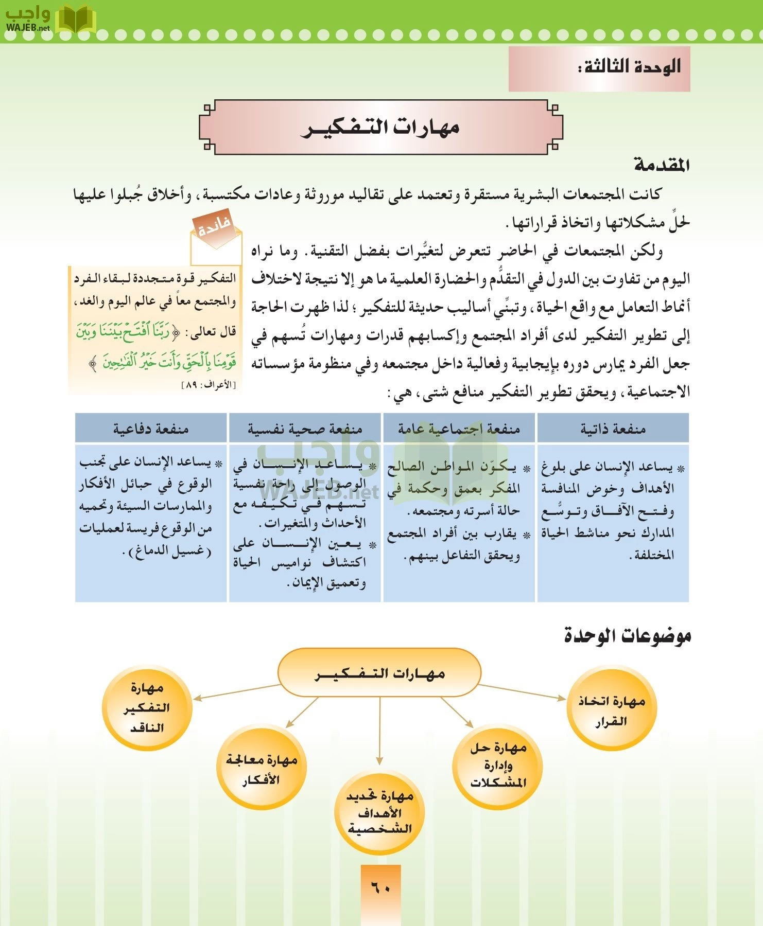 المهارات الحياتيه والتربية الاسرية مقررات page-60