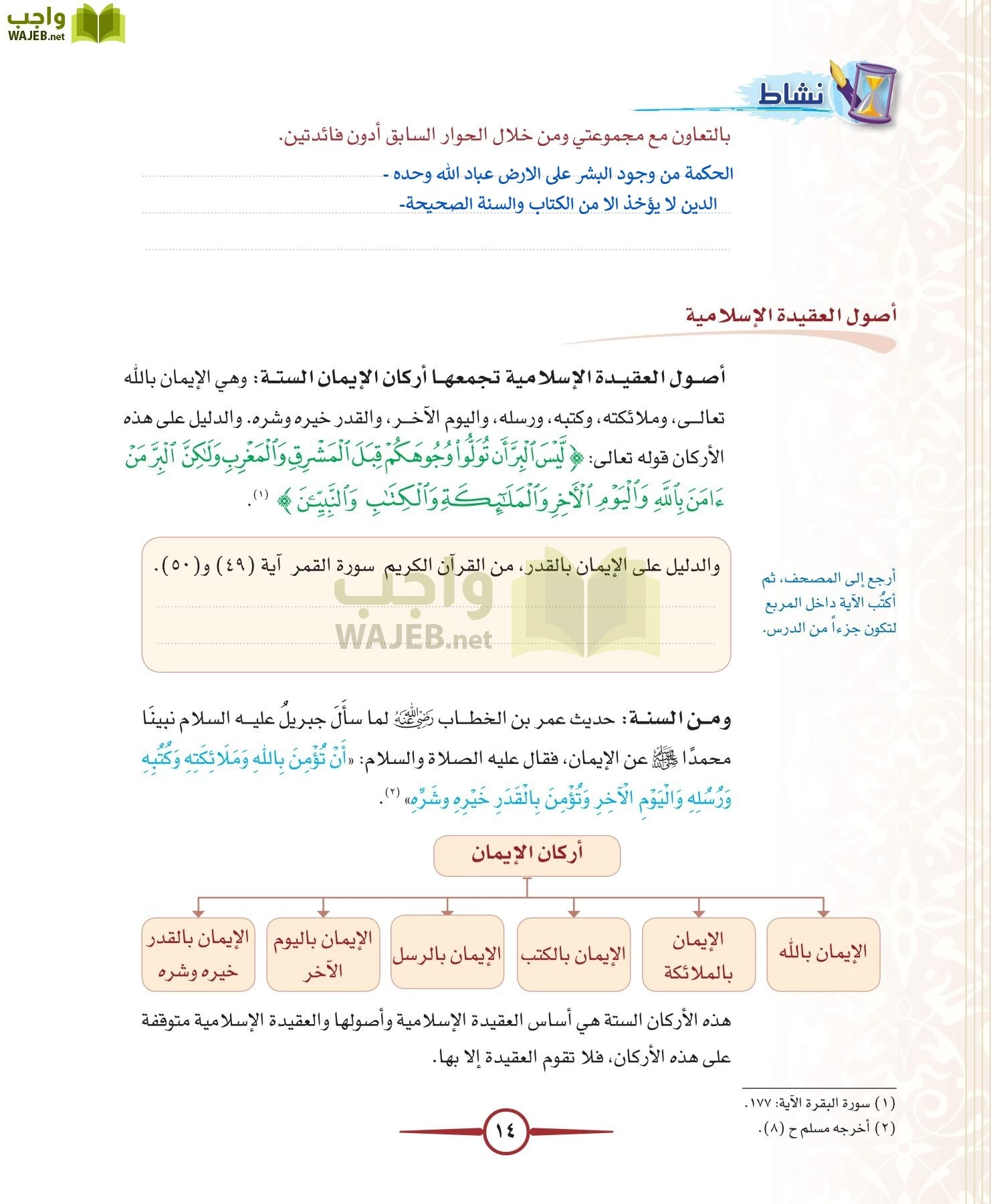 توحيد 1 مقررات page-14