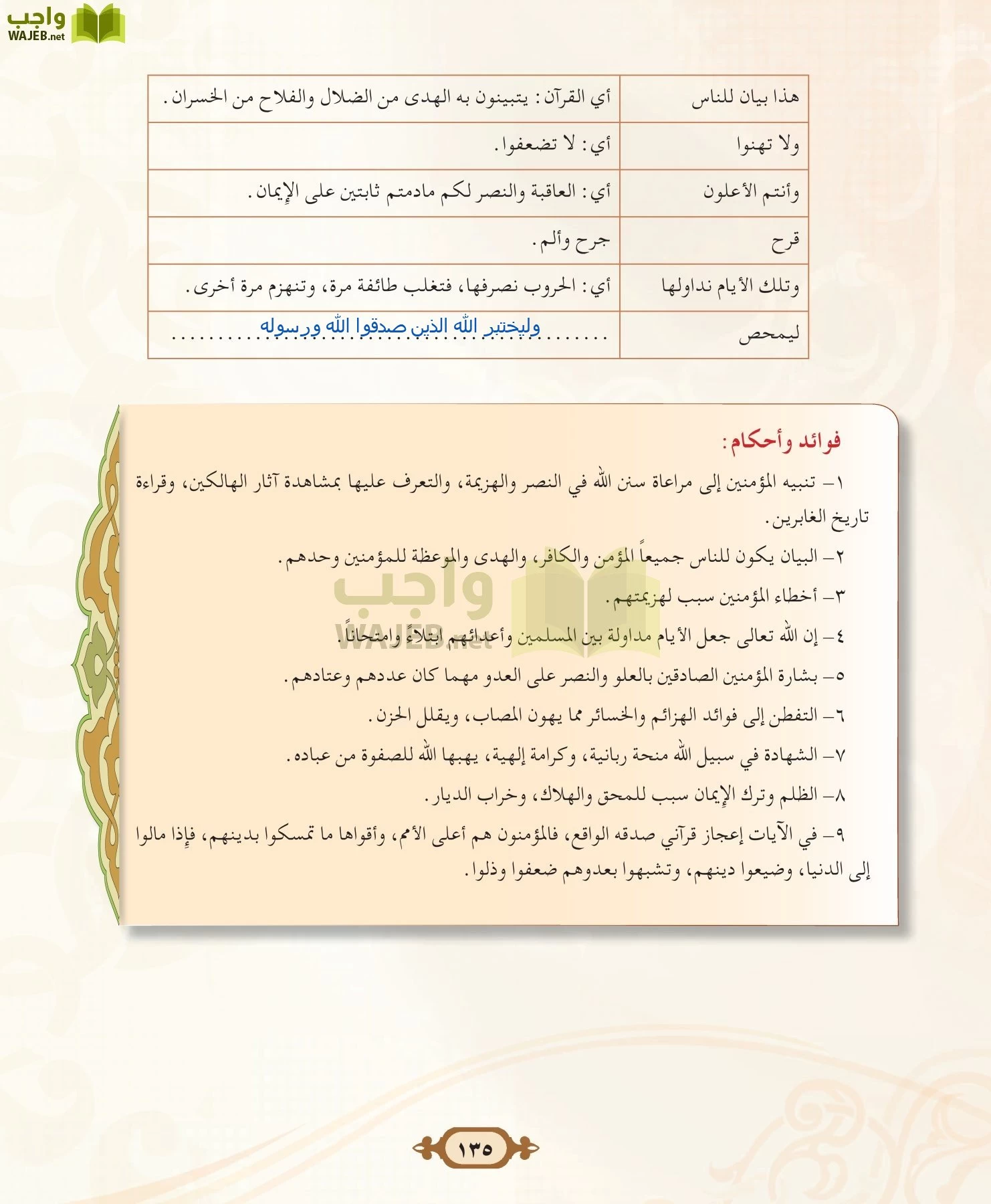 التفسير 2 مقررات page-135