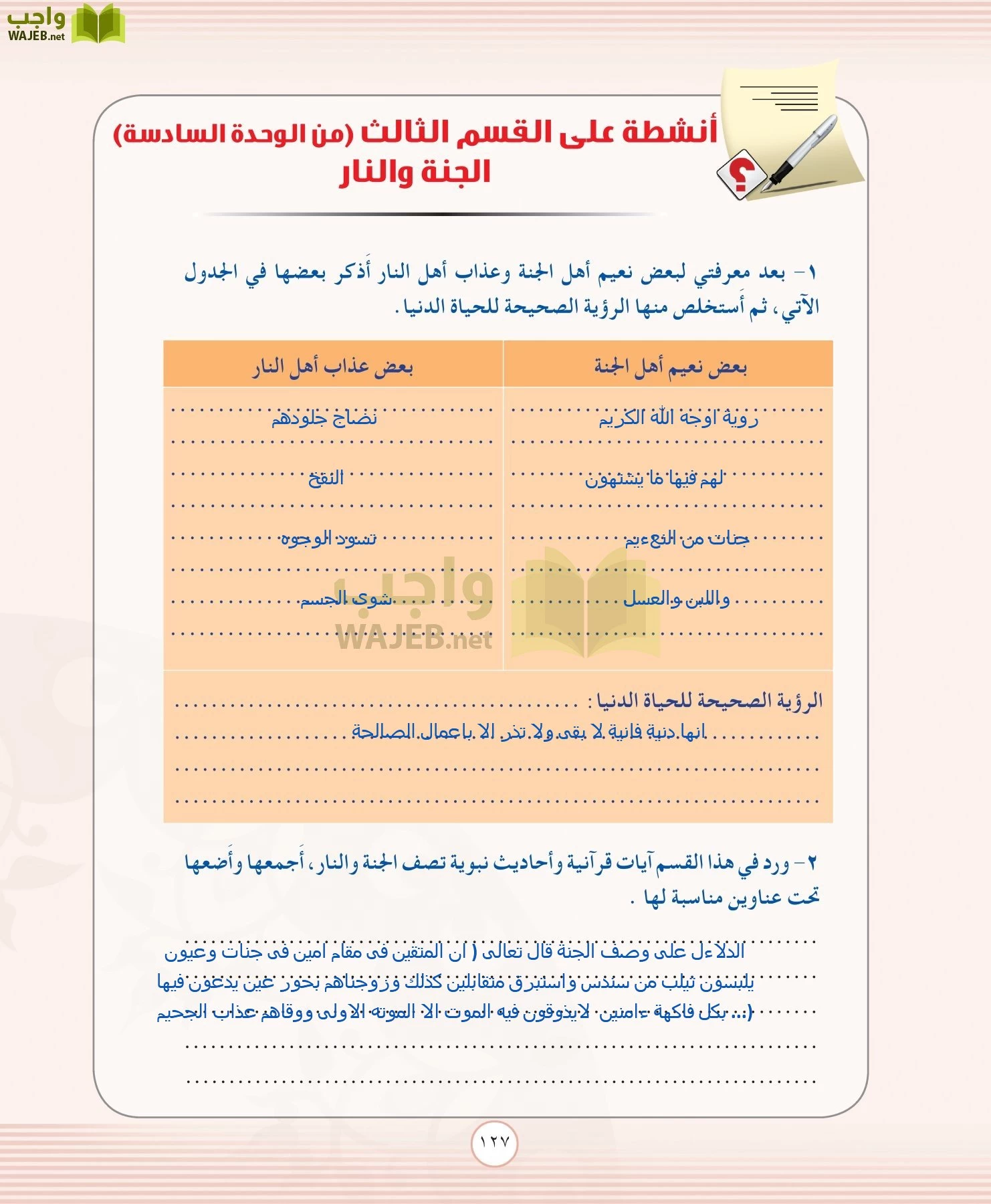 التوحيد 2 مقررات page-127