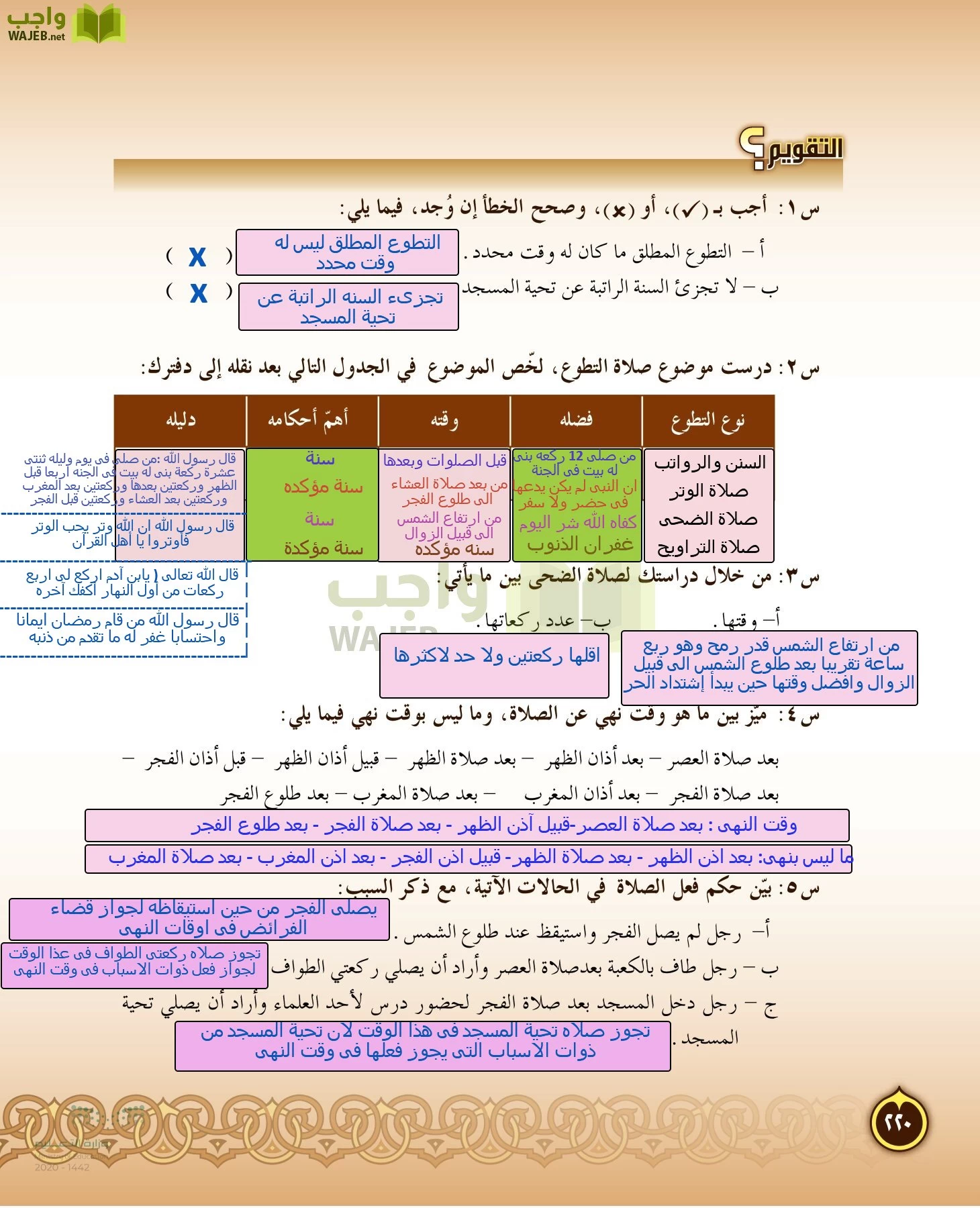 الدراسات الإسلامية (التفسير-الحديث-التوحيد-الفقه) page-219