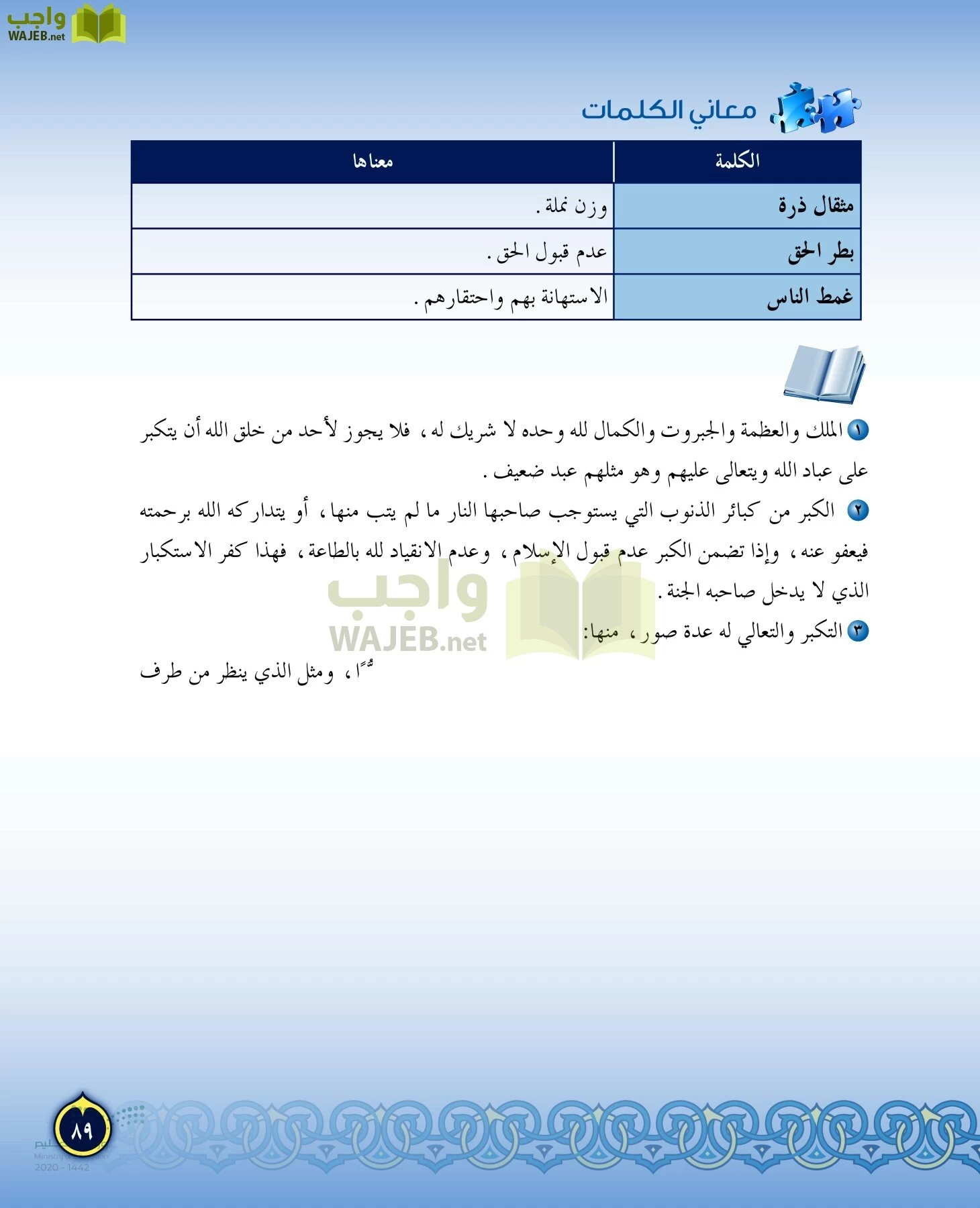 الدراسات الإسلامية (التفسير-الحديث-التوحيد-الفقه) page-88