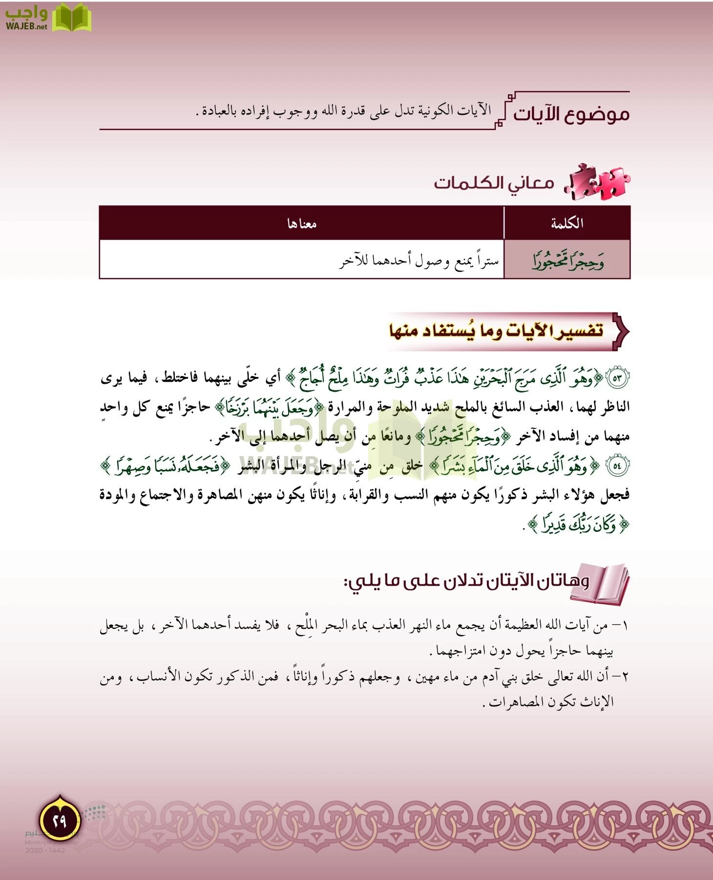 الدراسات الإسلامية (التفسير-الحديث-التوحيد-الفقه) page-28