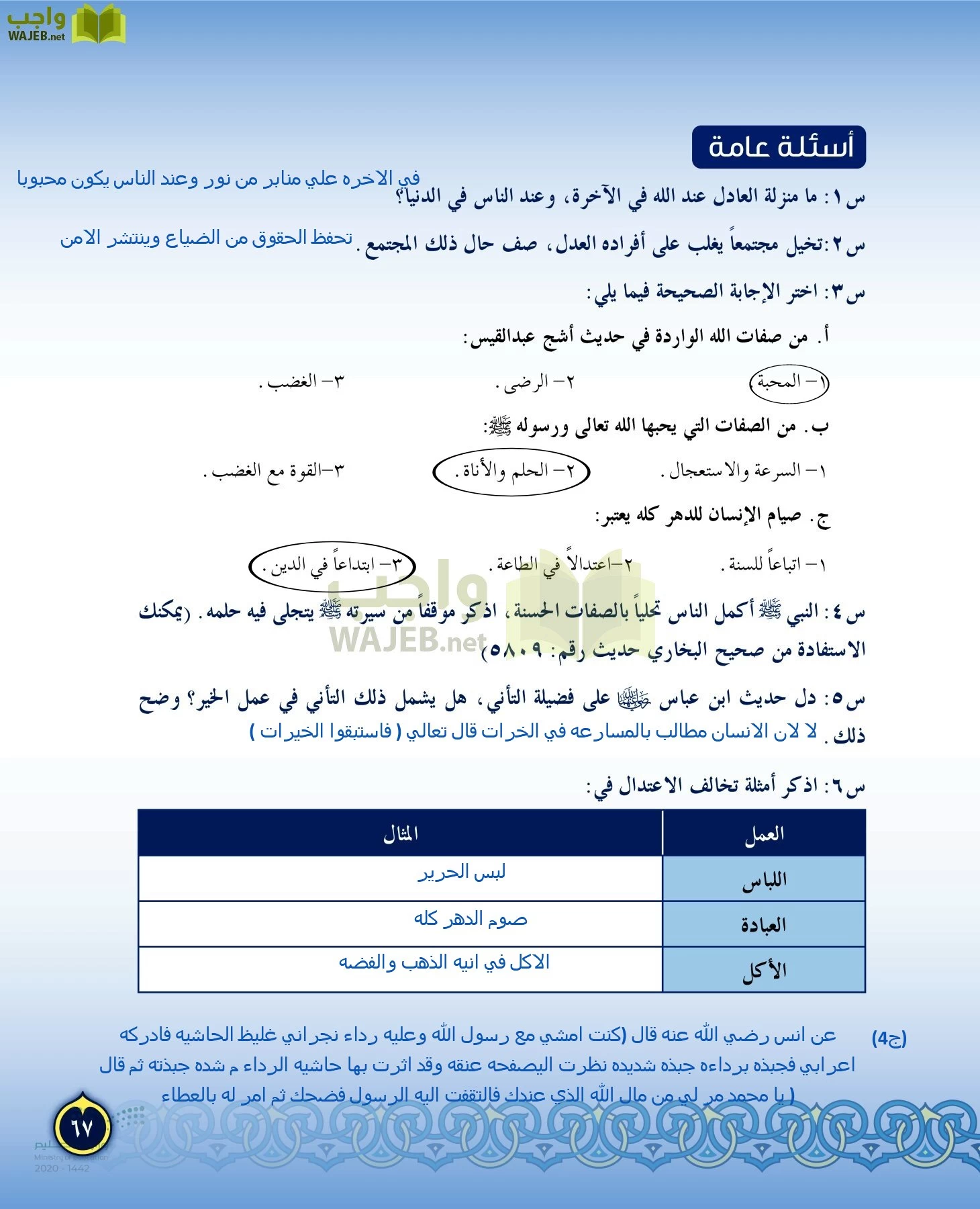 الدراسات الإسلامية (التفسير-الحديث-التوحيد-الفقه) page-66