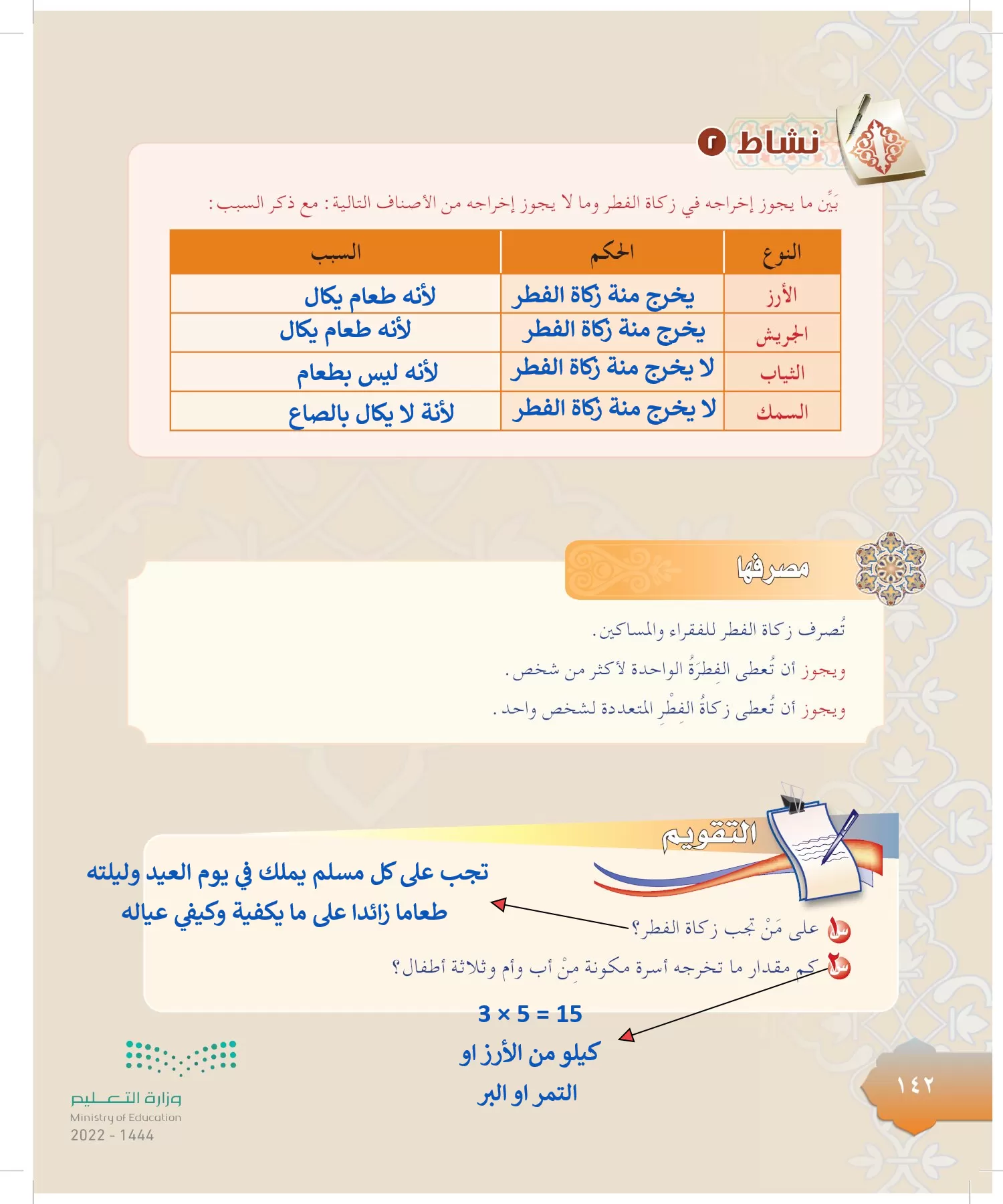 الدراسات الإسلامية (التوحيد-التفسير - الحديث -الفقه) page-141