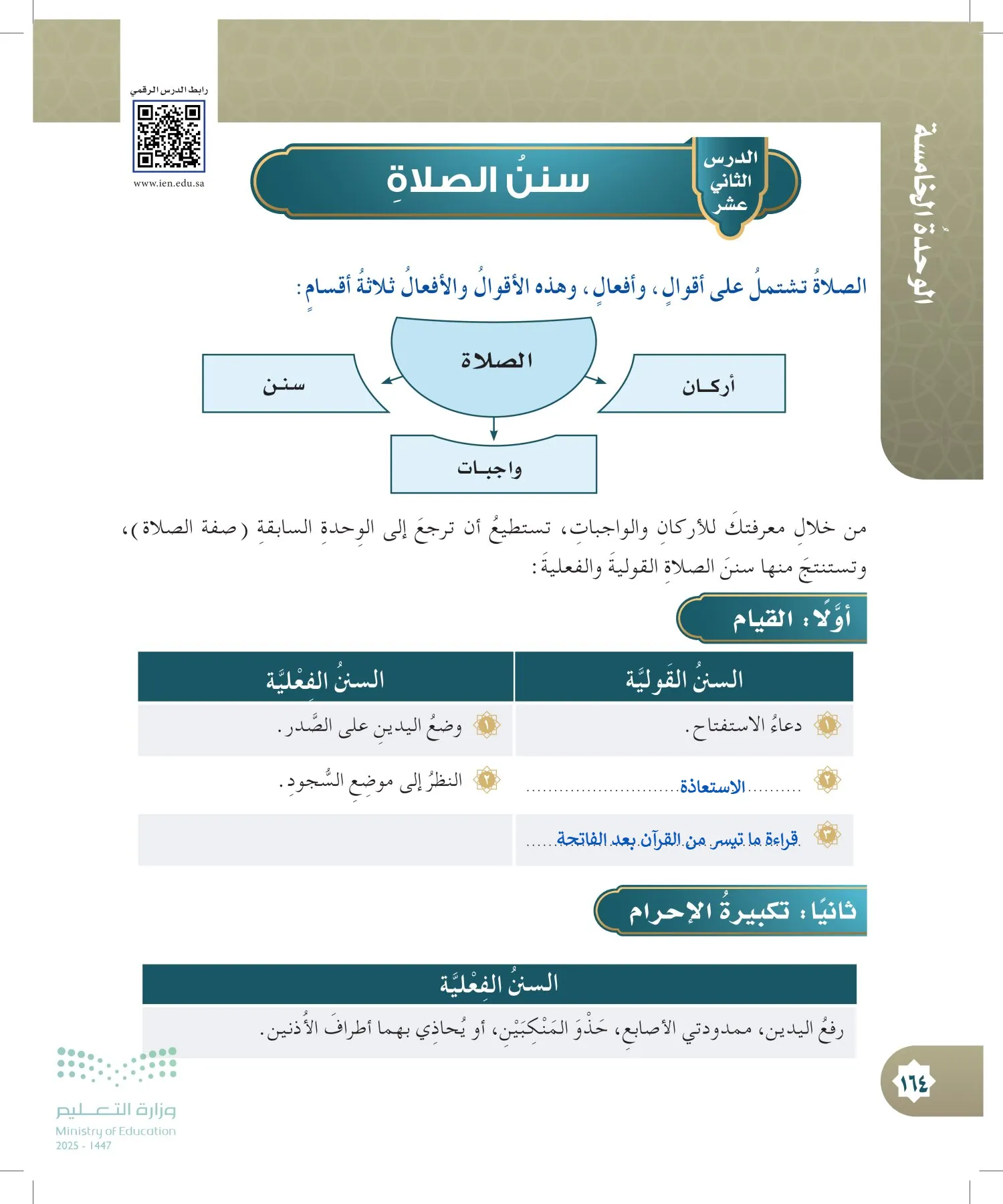 الدراسات الإسلامية (التوحيد- الحديث والسيرة - الفقه والسلوك) page-163
